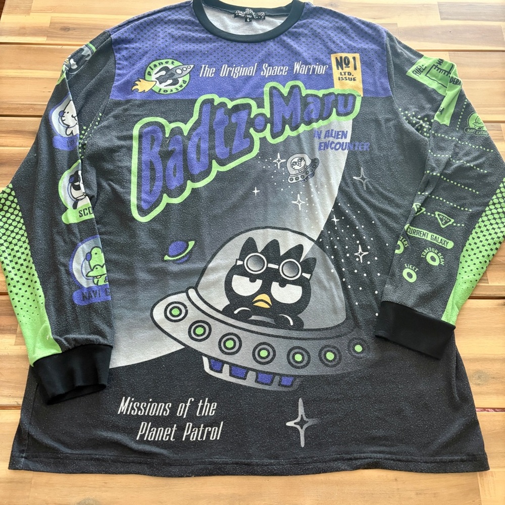 badtz-maru space cadet - hello kitty & friends collaboration long sleeve dress